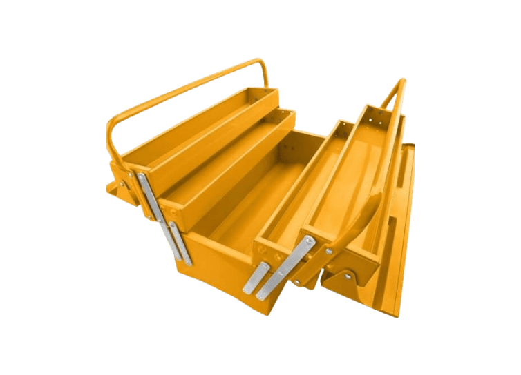 Boite à outils jaune illustrant l'ensemble des outils utilisé par votre hypnothérapeute Rebecca Segovia